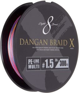 MC Dangan X Braid İp DBX8 PE 1.5 300 metre Multi Color