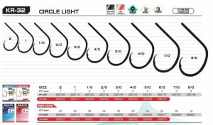 Decoy KR-32B Circle Light Delikli Circle Olta İğnesi BN  #5/0 (4 Adet/Paket)