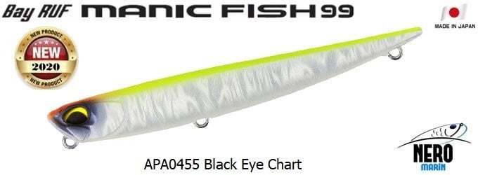 Duo Bay Ruf Manic Fish 99 APA0455 Black Eye Chart