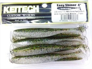 Keitech Easy Shiner 4'' #416 Silver Flash Minnow