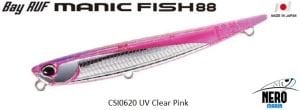Duo Bay Ruf Manic Fish 88 CSI0620 UV Clear Pink