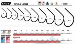 Decoy KR-32B Circle Light Delikli Circle Olta İğnesi BN  #2/0 (6 Adet/Paket)