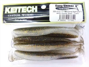 Keitech Easy Shiner 4'' #410 Crystal Shad