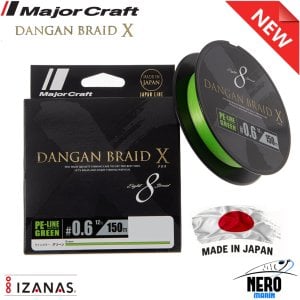 MC Dangan X Braid İp DBX8 PE 0.6 150 metre Yeşil