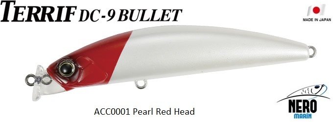 Terrif DC- 9 Bullet ACC0001 Pearl Red Head