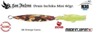 Sea Falcon Drain Inchiku Mini 60gr. 08 Yellow Octopus