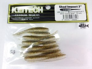 Keitech Shad Impact 2'' #410 Crystal Shad