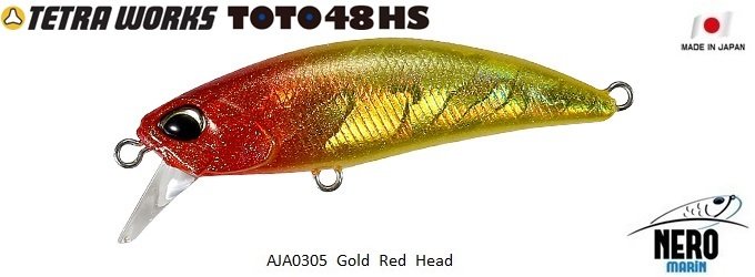Tetra Works Toto 48HS  AJA0305 / Gold Red Head