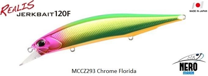 Realis Jerkbait 120F MCCZ293 Chrome Florida