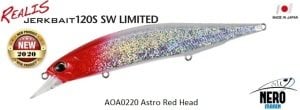 Duo Realis Jerkbait 120S SW AOA0220 Astro Red Head