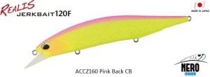 Realis Jerkbait 120F ACCZ160 Pink Back GB