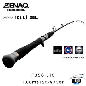 Zenaq Fokeeto DBL FB56-J10 İkari 1.68mt 150-400gr (1P) Tetikli Jigging Kamış