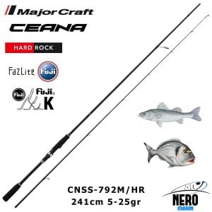 MC Ceana CNSS-792M/HR Hard Rock Spin Kamış 241cm 5-25g