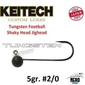 Keitech Tunsten Football Shaky Head 5.0gr. #2/0