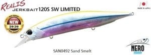 Duo Realis Jerkbait 120S SW SAN0492 Sand Smelt