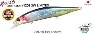 Duo Realis Jerkbait 120S SW DDN0491 Euro Anchovy