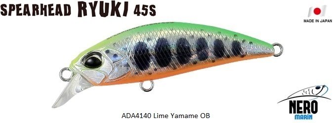 Spearhead Ryuki 45S ADA4140 / Lime Yamame OB