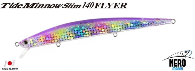 Duo Tide Minnow Slim Flyer 140 CQN0969 Candy UV Silver