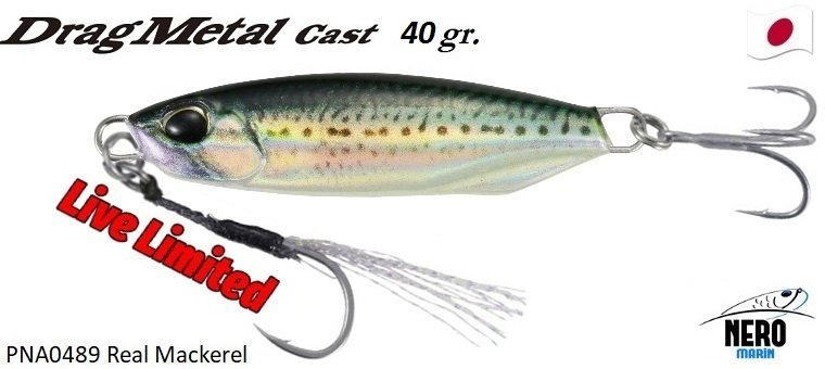 Duo Drag Metal Cast Jig 40Gr. PNA0489 Real Mackerel