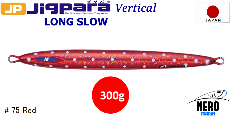 MC Jigpara Vertical Long Slow JPVLS-300gr #75 Red