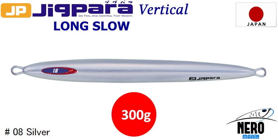 MC Jigpara Vertical Long Slow JPVLS-300gr #08 Silver
