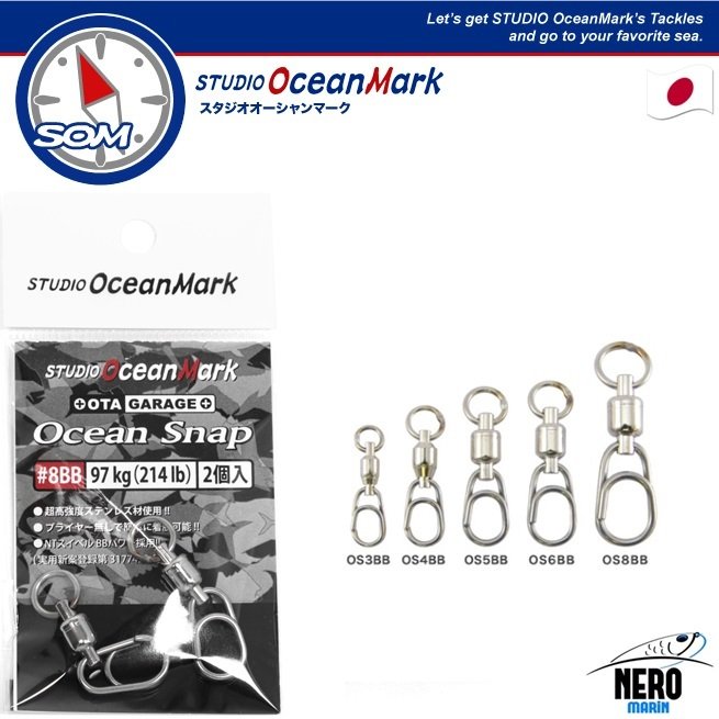 SOM Ocean Snap OS8BB 2 Pcs. 97Kg 214Lb