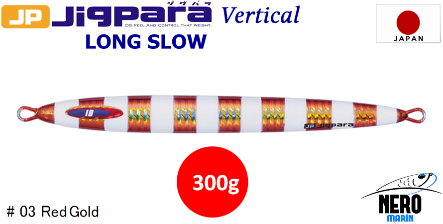 MC Jigpara Vertical Long Slow JPVLS-300gr #03 Red Gold