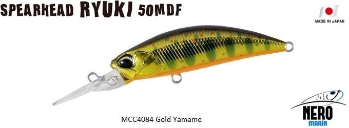 Spearhead Ryuki 50MDF  MCC4084 / Gold Yamame
