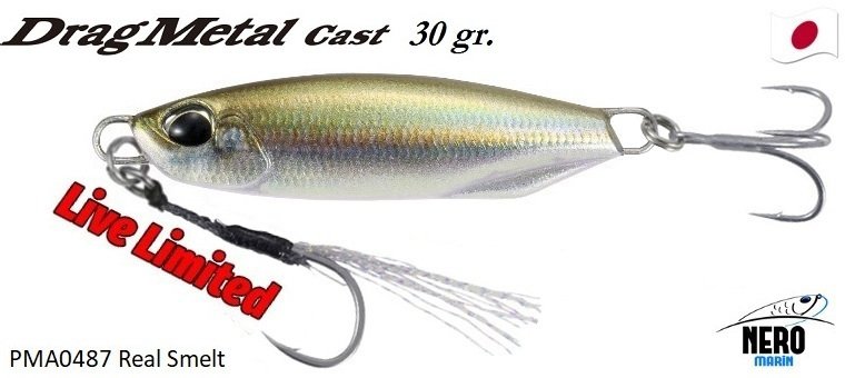 Duo Drag Metal Cast Jig 30Gr. PMA0487 Real Smelt
