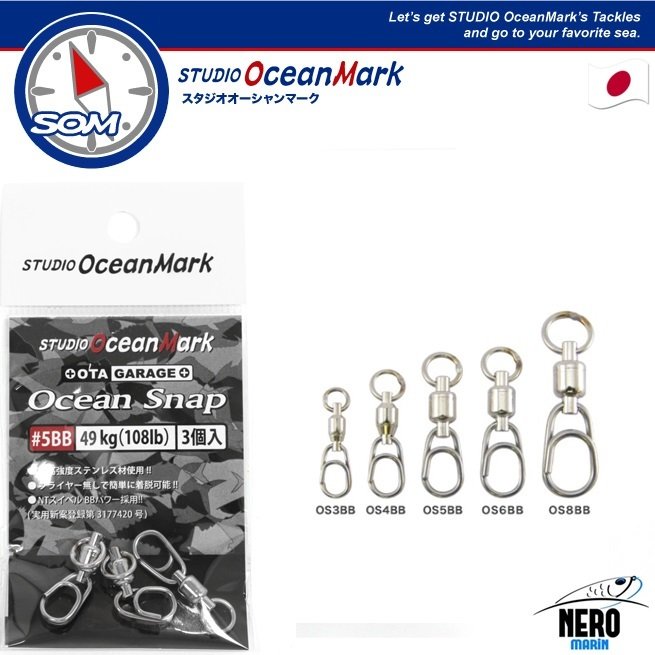 SOM Ocean Snap OS5BB 3 Pcs. 49Kg 108Lb