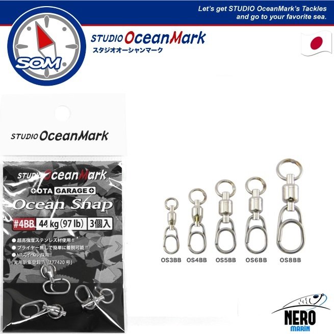SOM Ocean Snap OS4BB 3 Pcs. 44Kg 97Lb