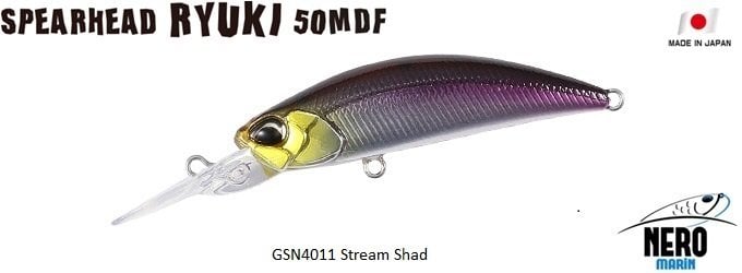 Spearhead Ryuki 50MDF  GSN4011 / Stream Shad