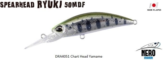 Spearhead Ryuki 50MDF  DRA4051 / Chart Head Yamame