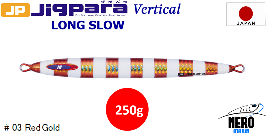 MC Jigpara Vertical Long Slow JPVLS-250gr #03 Red Gold