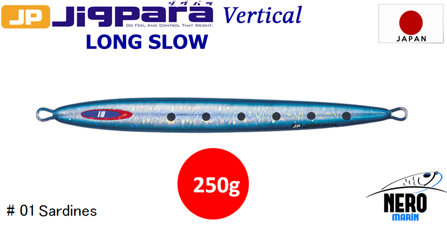 MC Jigpara Vertical Long Slow JPVLS-250gr #01 Sardine