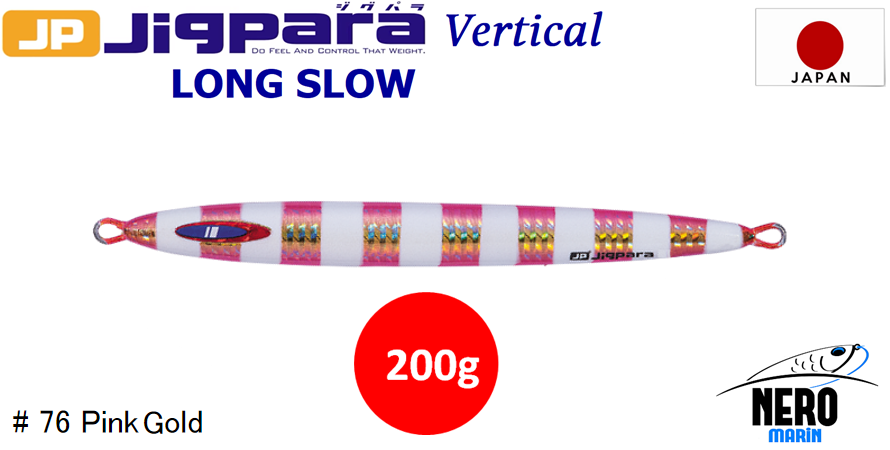 MC Jigpara Vertical Long Slow JPVLS-200gr #76 Pink Gold