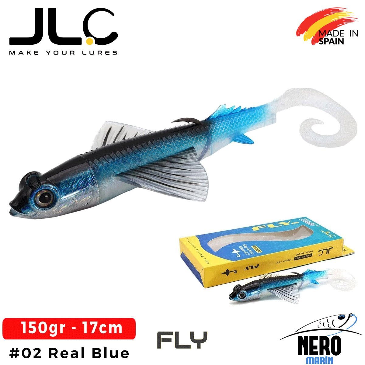 JLC Fly 150gr. #2 Real Blue