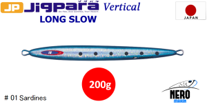 MC Jigpara Vertical Long Slow JPVLS-200gr #03 Red Gold