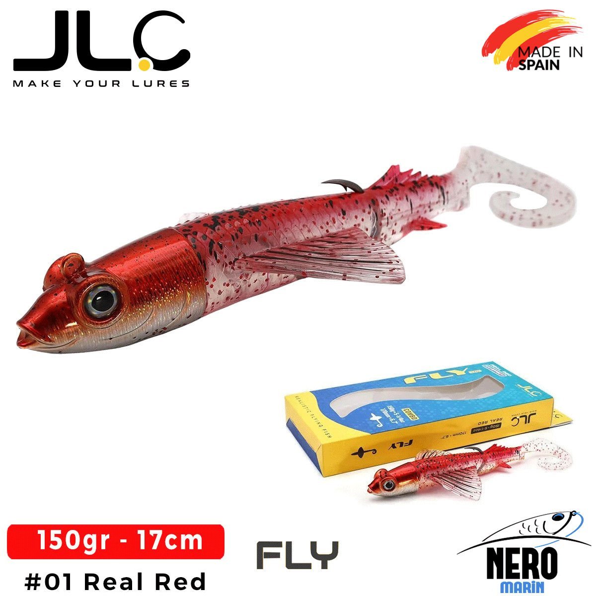 JLC Fly 150gr. #1 Real Red