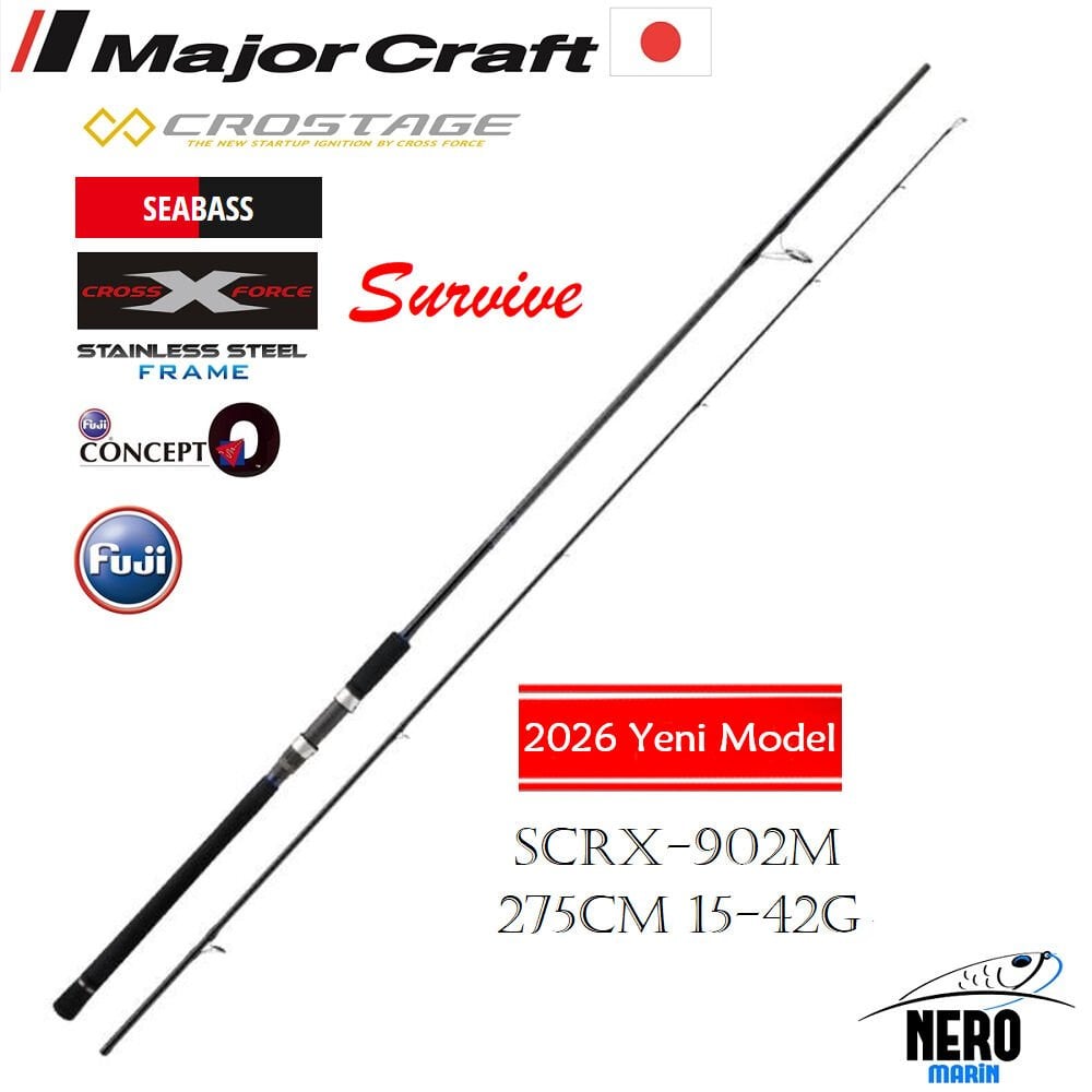 MC Crostage Survive New SCRX-902M Seabass Spin Kamış 275cm 15-42g