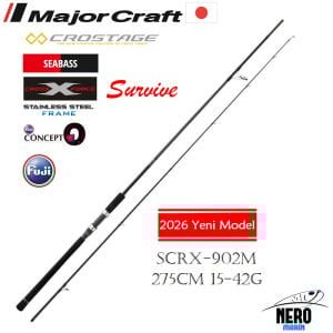 MC Crostage Survive New SCRX-902M Seabass Spin Kamış 275cm 15-42g