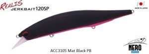 Duo Realis Jerkbait 120SP ACC3105 Mat Black PB
