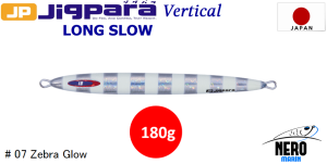 MC Jigpara Vertical Long Slow JPVLS-180gr #07 Zebra Glow