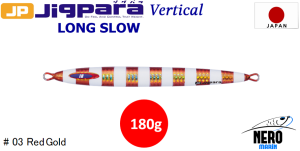 MC Jigpara Vertical Long Slow JPVLS-180gr #03 Red Gold