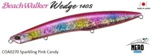 Duo Beach Walker Wedge 140S COA0270 Sparkling Pink Candy