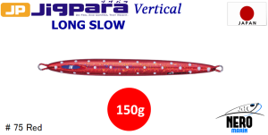 MC Jigpara Vertical Long Slow JPVLS-150gr #75 Red