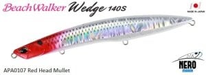 Duo Beach Walker Wedge 140S APA0107 Red Head Mullet