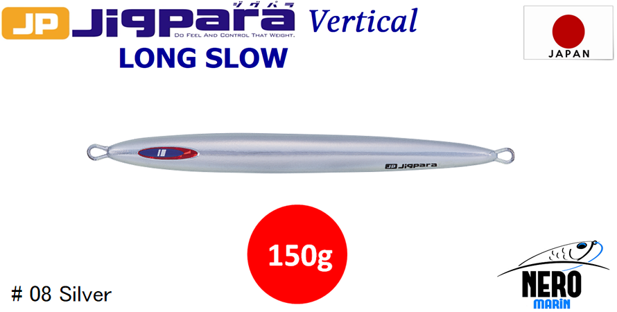 MC Jigpara Vertical Long Slow JPVLS-150gr #08 Silver