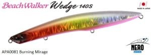 Duo Beach Walker Wedge 140S APA0081 Burning Mirage