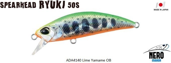 Spearhead Ryuki 50S  ADA4140 / Lime Yamame OB